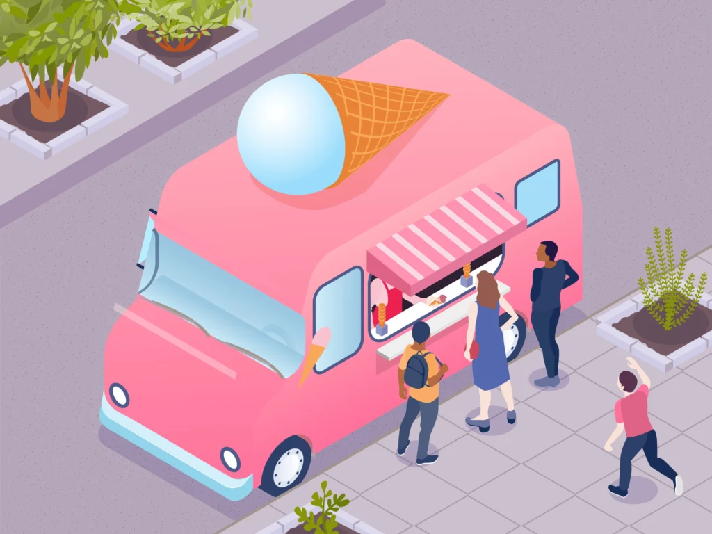 ice cream truck location